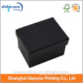 Hot sale promotion customized fancy matt black gift box
